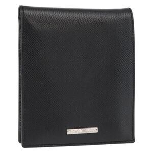 GIVENCHY Wallet Leather Black Auth 153773V